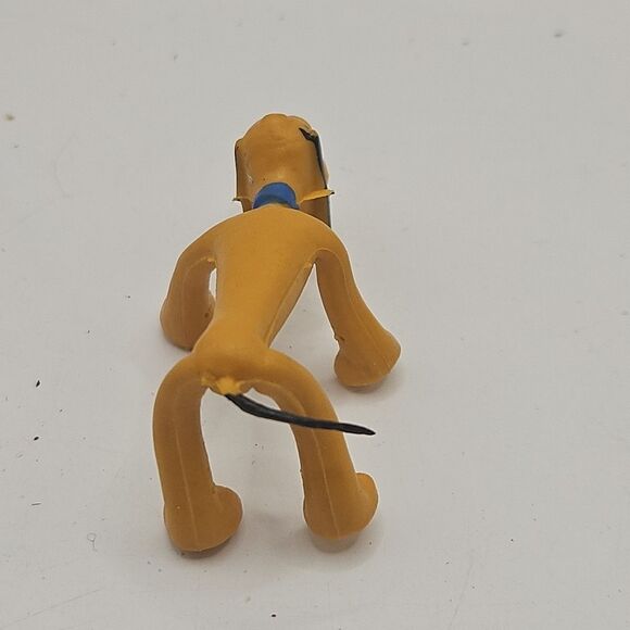 VINTAGE RUBBER WALT DISNEY HONG KONG MADE MINIATURE GOOFY & Pluto POSEABLE DOLLS - Picture 13 of 16